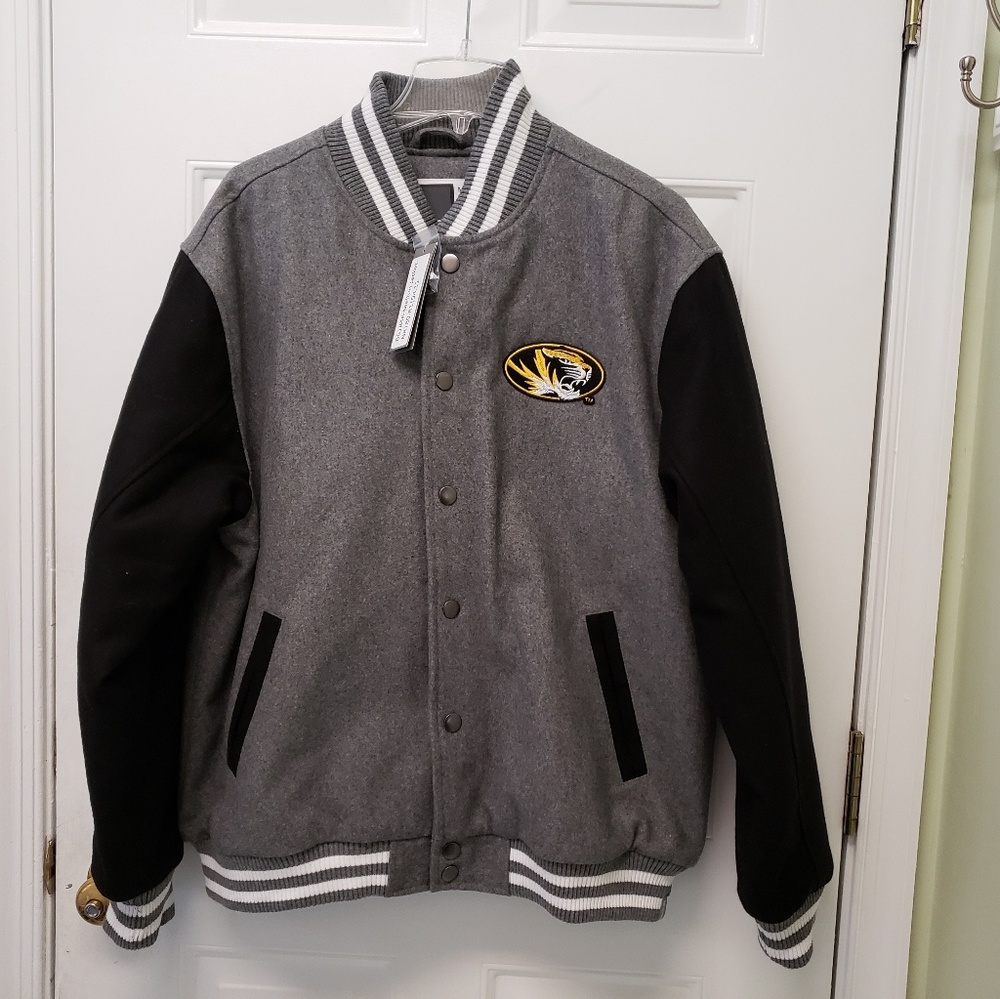 Missour Varsity Wool Jacket. NWT, Men's Medium
